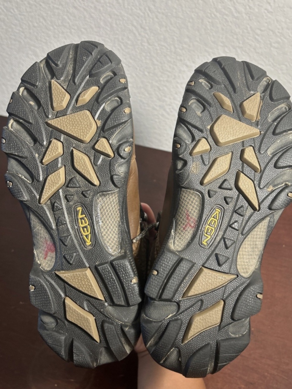 Keen Pyrenees Mid Waterproof Brown Leather Hiking Boots Womens 7.5 - Picture 7 of 8